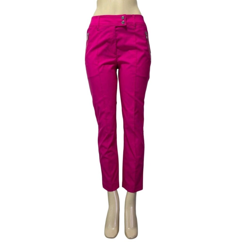 Anatomie Peggy Golf Pant Hot Pink Women's Size M (32 Waist) Ankle Leg
